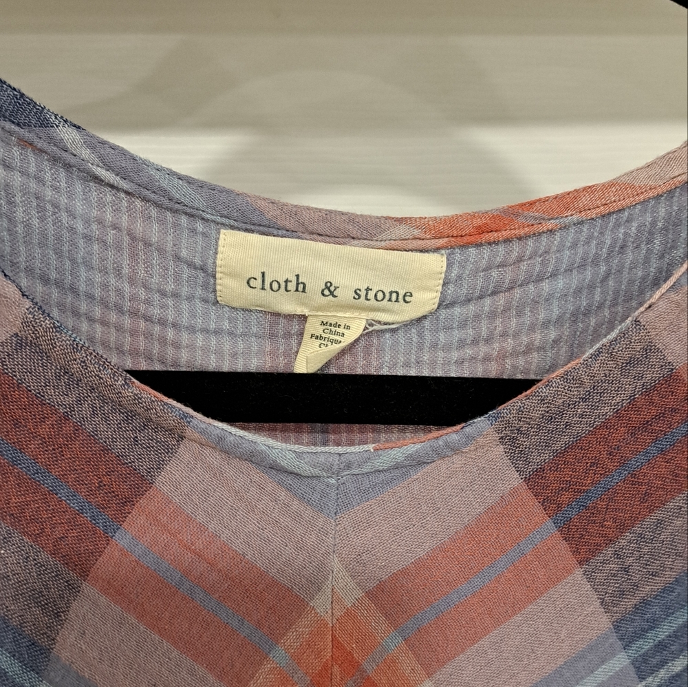 CLOTH & STONE Tie-Front Shirt - Picture 3 of 6